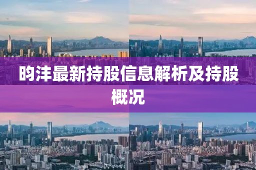 昀灃最新持股信息解析及持股概況