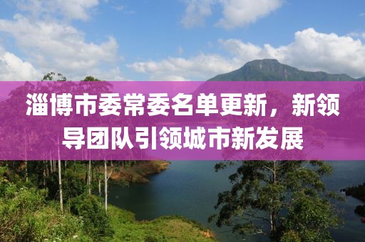 淄博市委常委名單更新，新領(lǐng)導(dǎo)團(tuán)隊(duì)引領(lǐng)城市新發(fā)展
