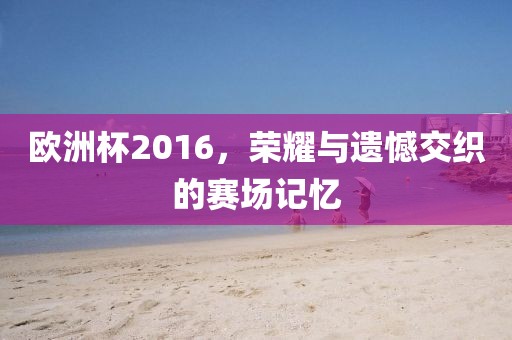 歐洲杯2016，榮耀與遺憾交織的賽場記憶