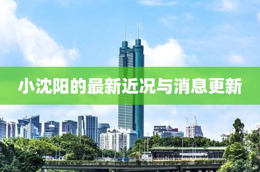 小沈陽的最新近況與消息更新