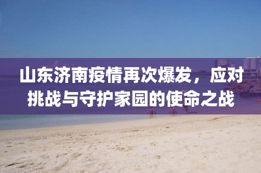 山東濟南疫情再次爆發(fā)，應對挑戰(zhàn)與守護家園的使命之戰(zhàn)