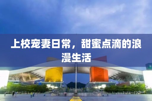 上校寵妻日常，甜蜜點(diǎn)滴的浪漫生活