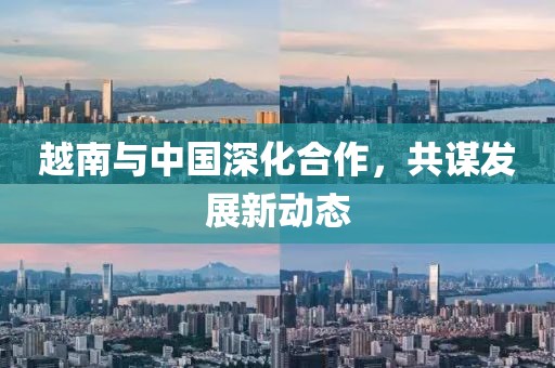 越南與中國深化合作，共謀發(fā)展新動態(tài)