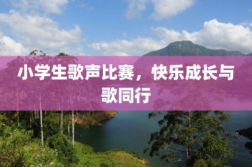 小學(xué)生歌聲比賽，快樂成長(zhǎng)與歌同行