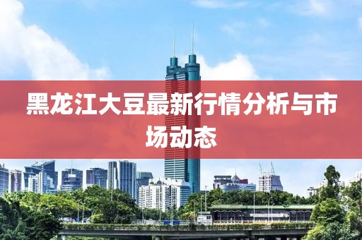黑龍江大豆最新行情分析與市場動態(tài)