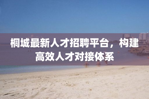 桐城最新人才招聘平臺(tái)，構(gòu)建高效人才對(duì)接體系